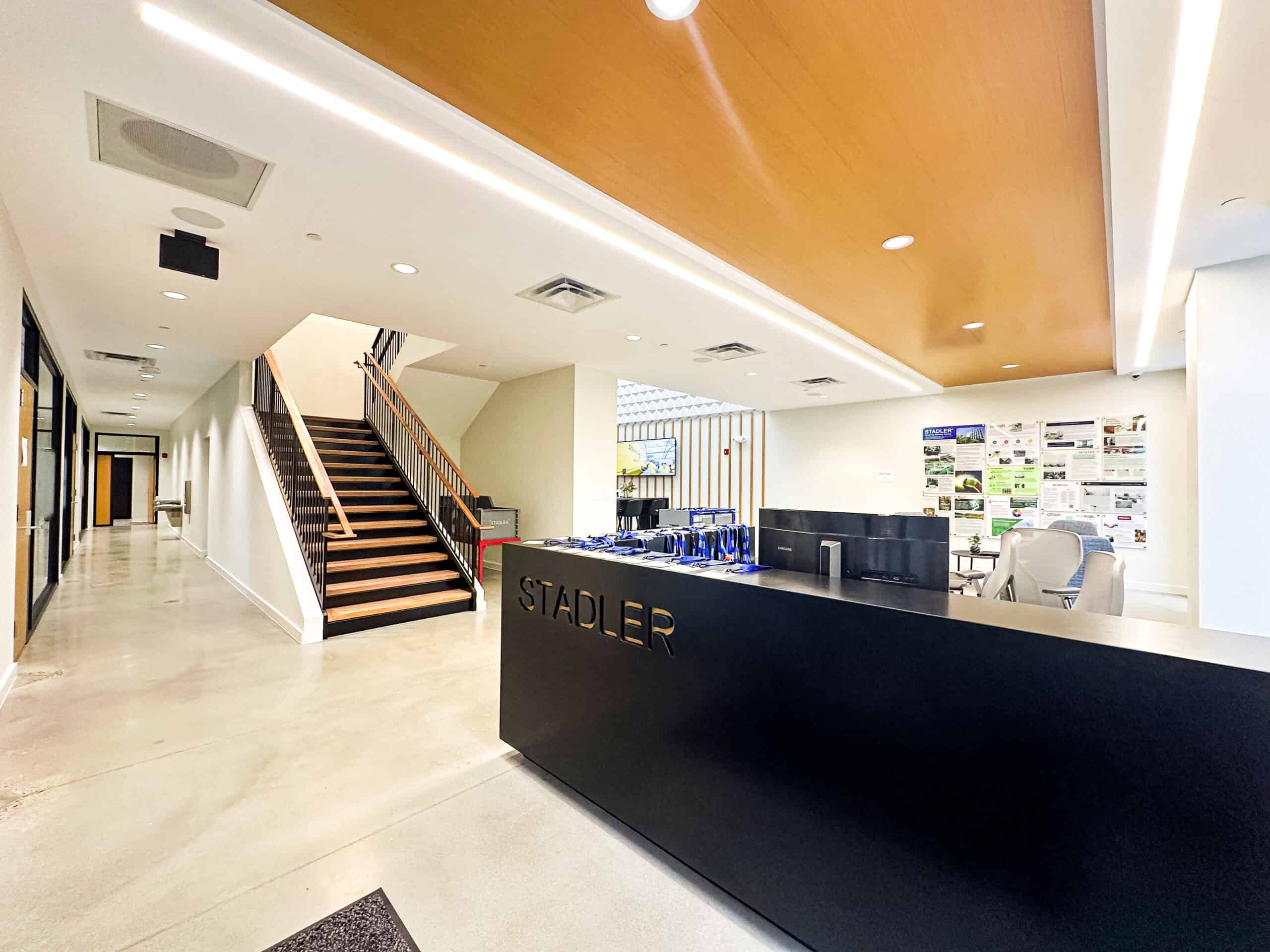 Professional commercial countertop project completed in North Carolina